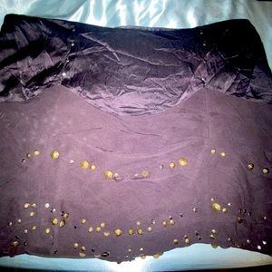 Karen Mullen Purple Short Skirt